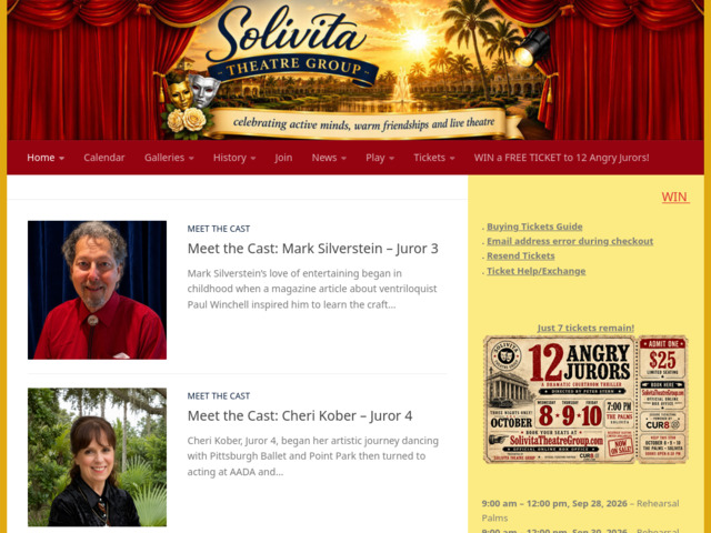 solivitatheatregroup.com preview image